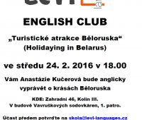 ENGLISH CLUB - Turistické atrakce Běloruska
