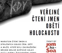 Veřejné čtení jmen obětí holocaustu